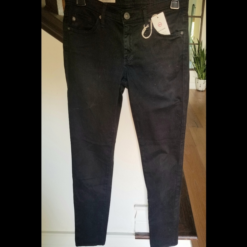AG Denim The Stevie Slim Straight Ankle Jeans